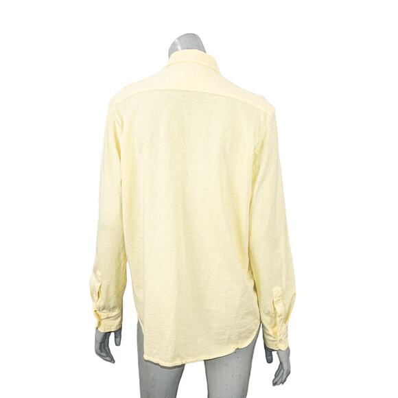 Frank & Eileen Tee Lab Button up HJ Shirt Yellow Cotton Size small - Picture 3 of 8